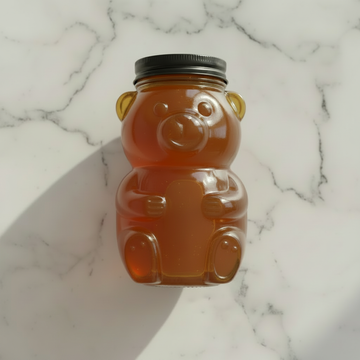 Bear jar macro close-up